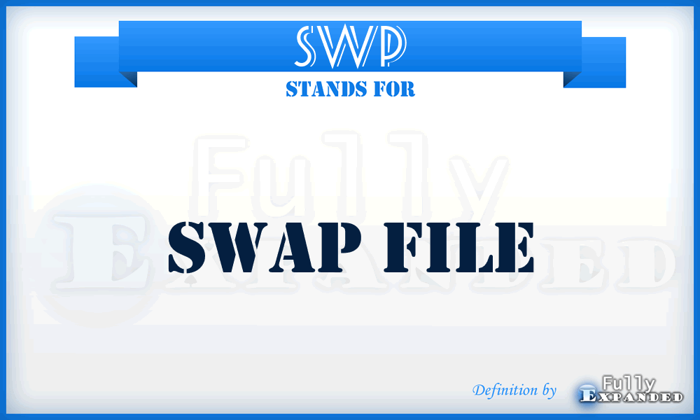 SWP - Swap file