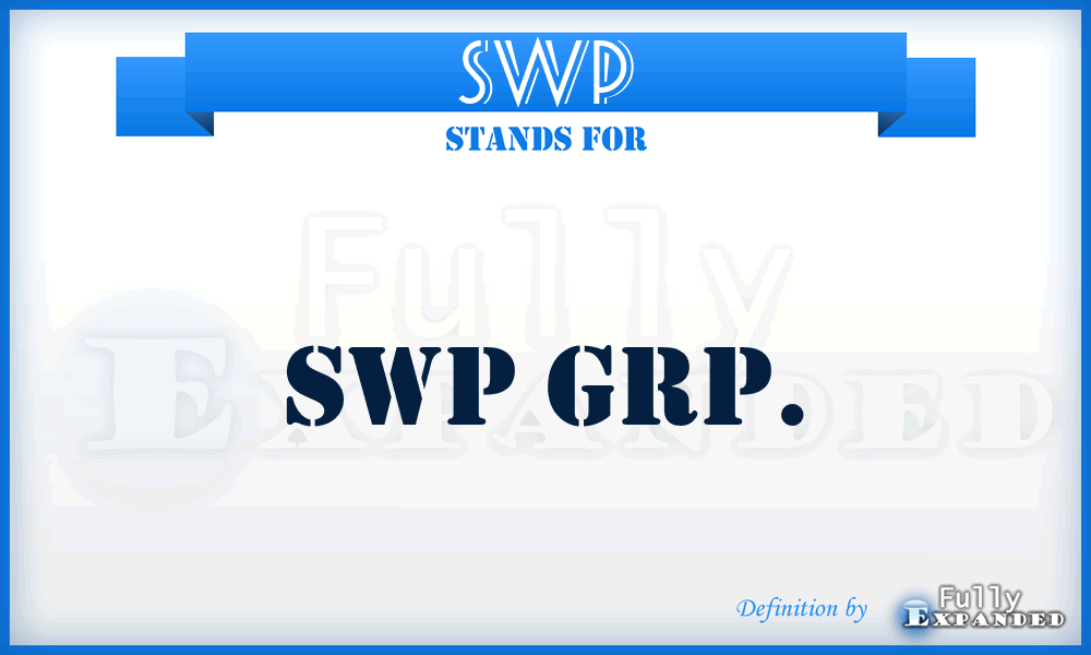 SWP - Swp Grp.