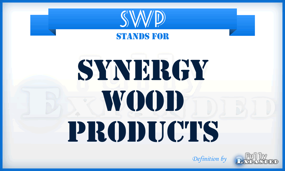 SWP - Synergy Wood Products