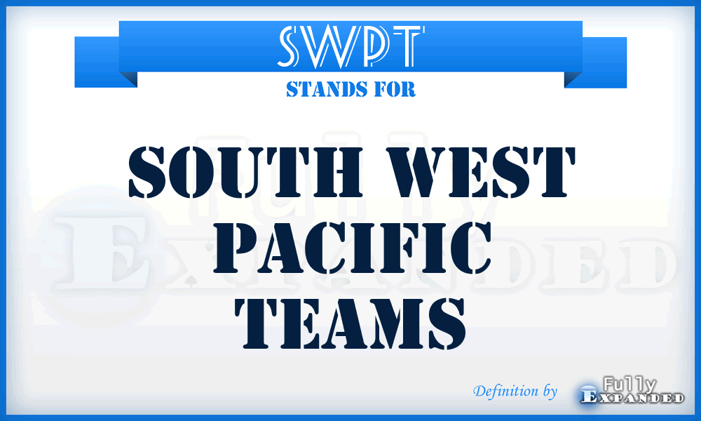 SWPT - South West Pacific Teams