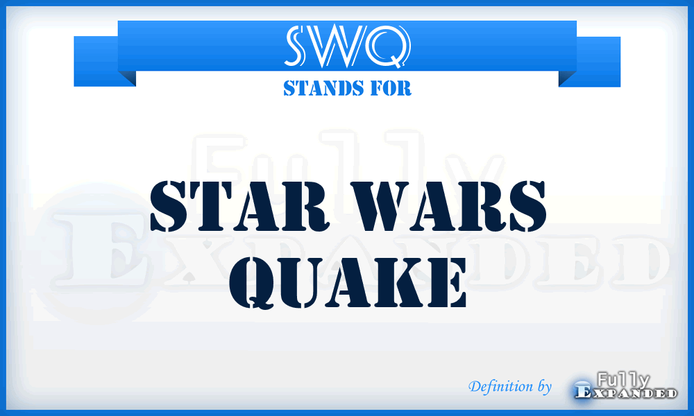 SWQ - Star Wars Quake