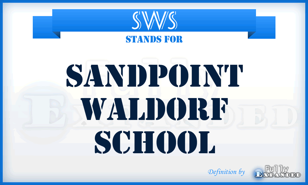 SWS - Sandpoint Waldorf School