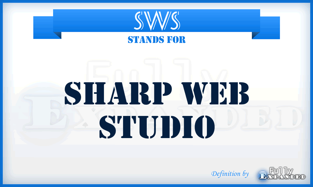 SWS - Sharp Web Studio