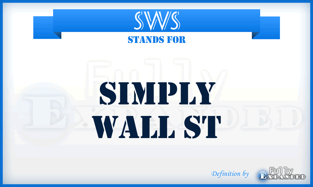 SWS - Simply Wall St