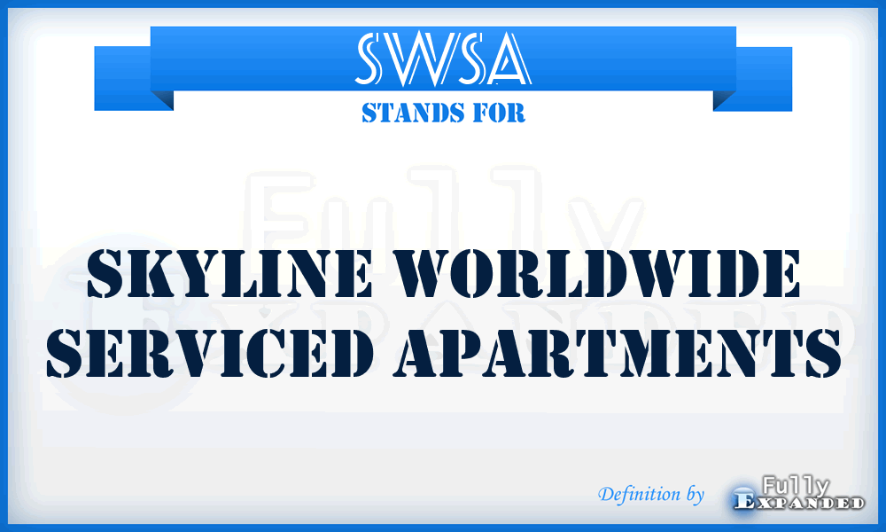 SWSA - Skyline Worldwide Serviced Apartments