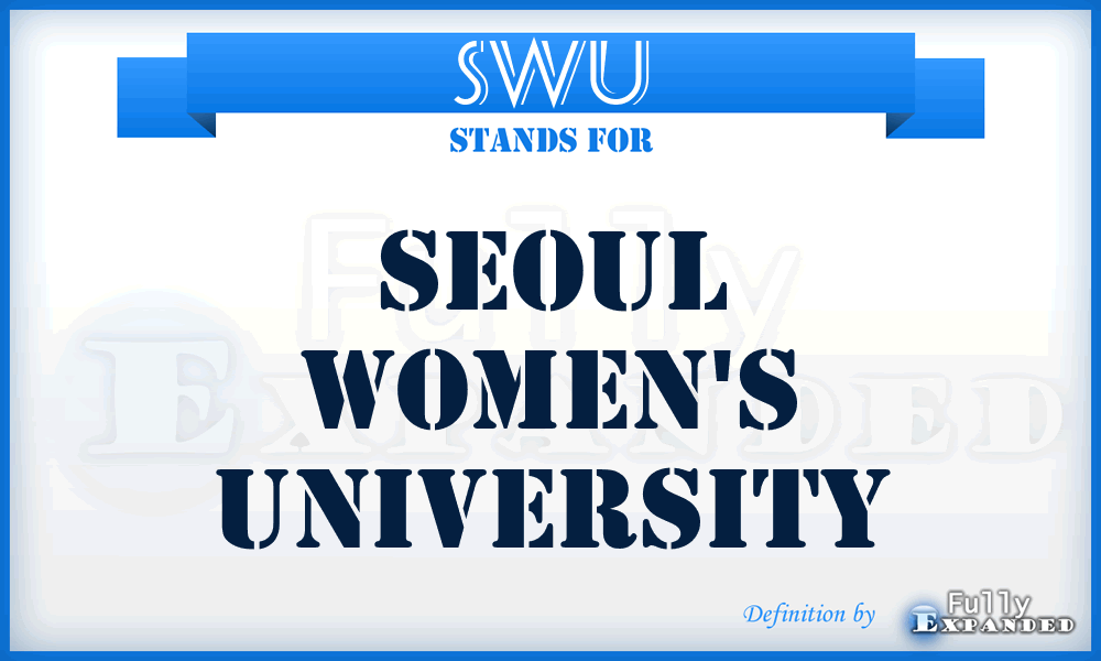 SWU - Seoul Women's University