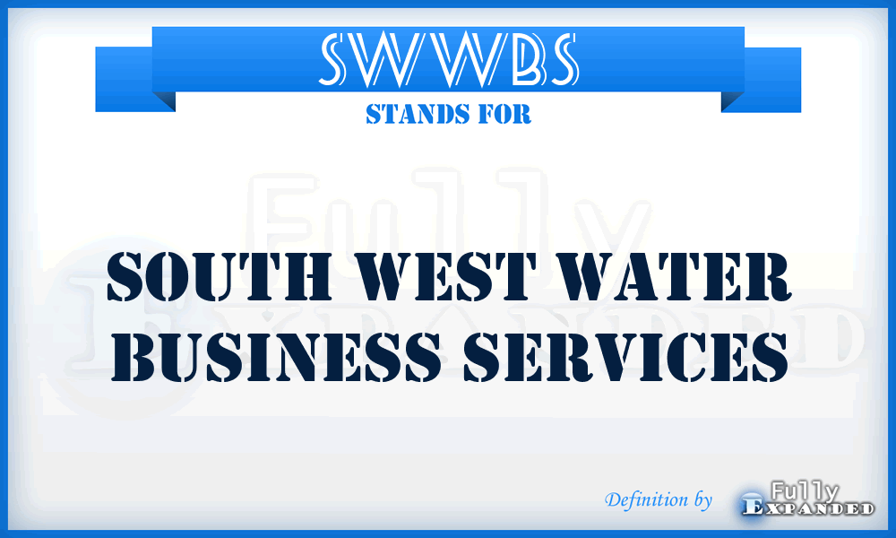 SWWBS - South West Water Business Services