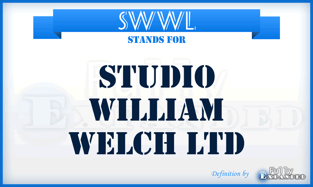 SWWL - Studio William Welch Ltd