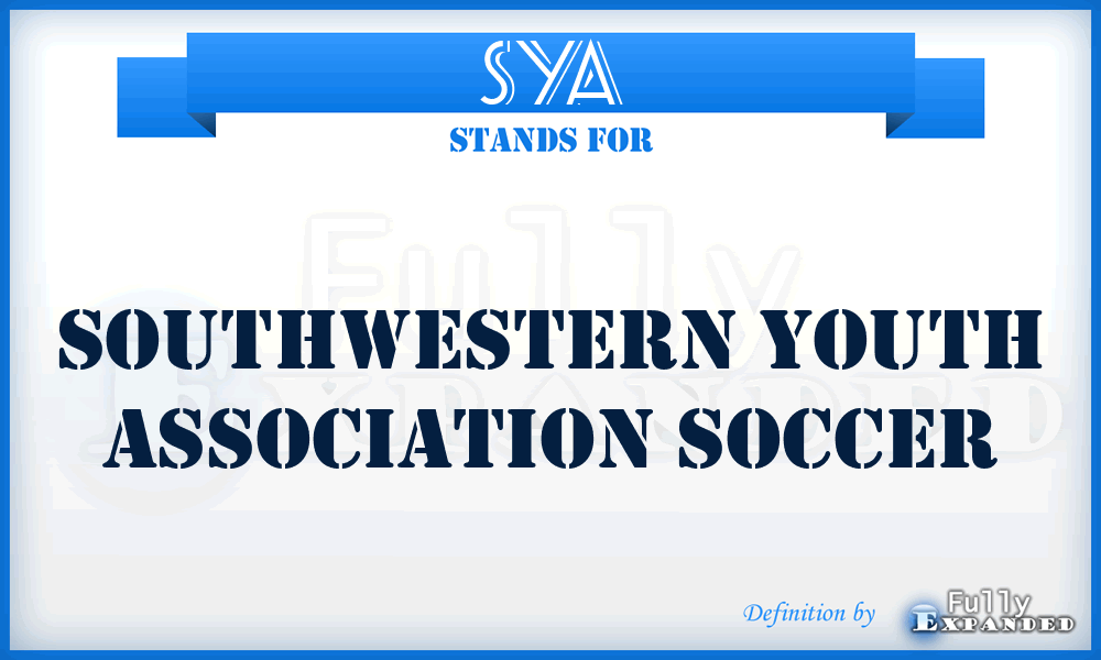 SYA - Southwestern Youth Association Soccer