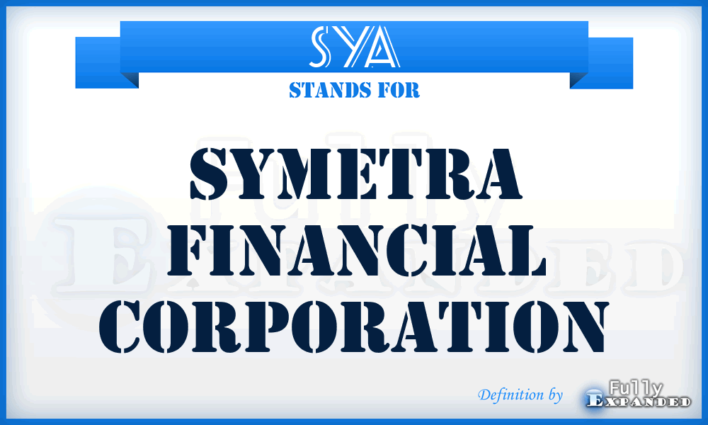 SYA - Symetra Financial Corporation