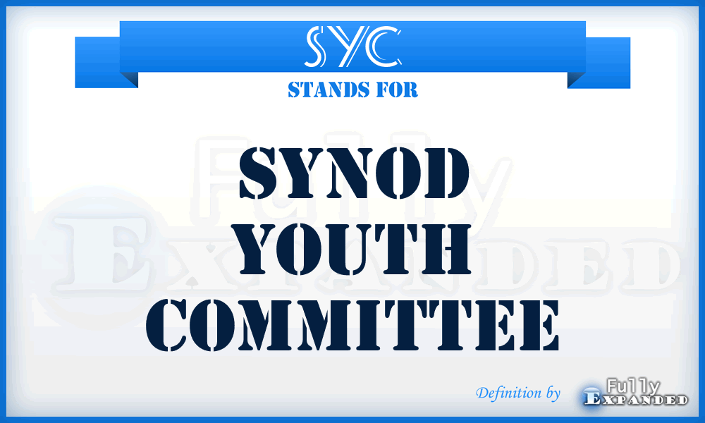 SYC - Synod Youth Committee