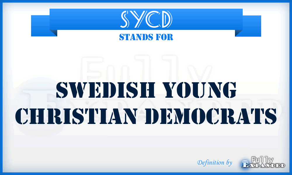 SYCD - Swedish Young Christian Democrats