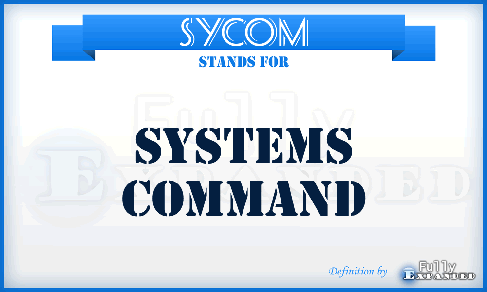 SYCOM - Systems Command