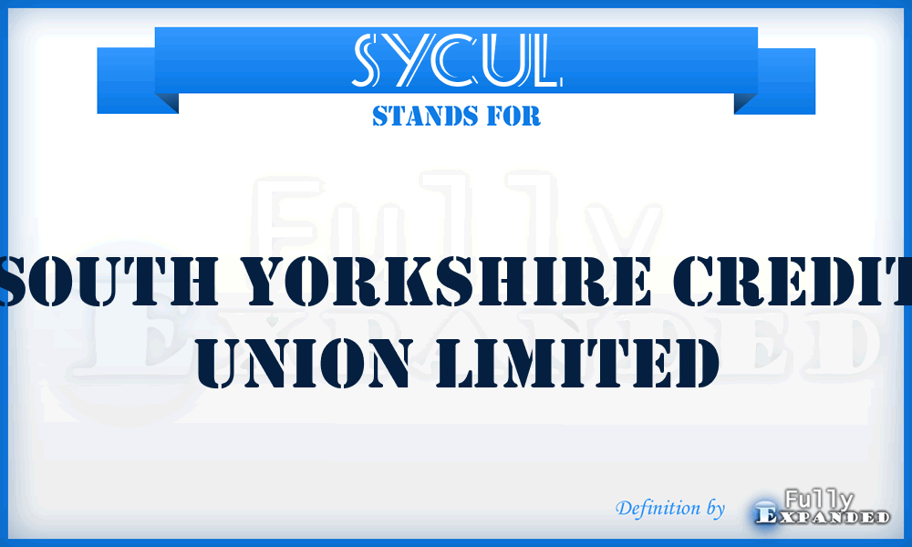 SYCUL - South Yorkshire Credit Union Limited
