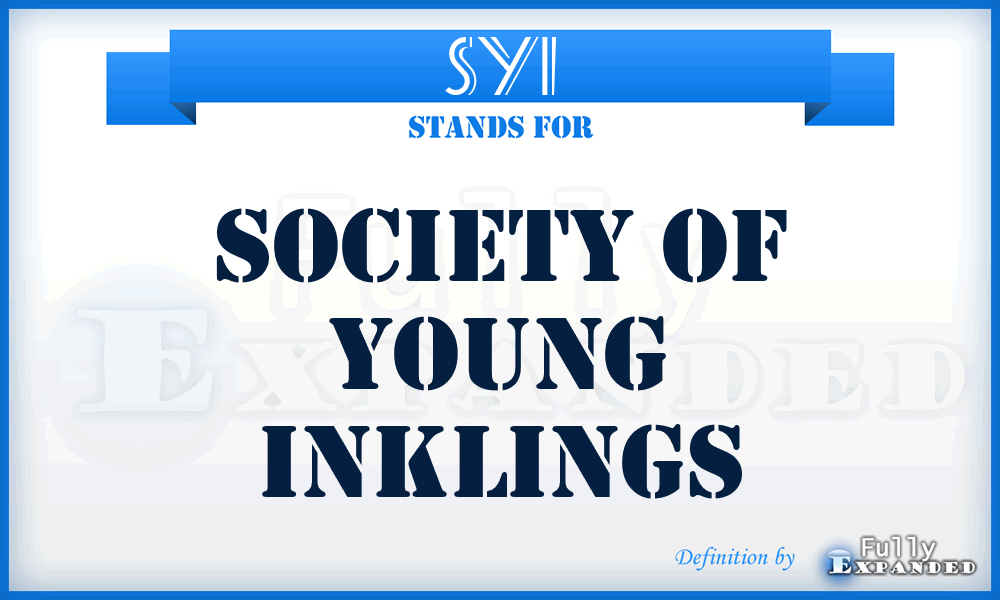 SYI - Society of Young Inklings