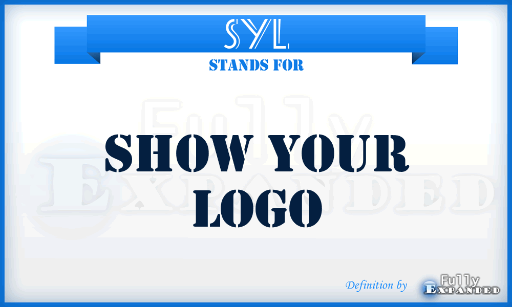 SYL - Show Your Logo