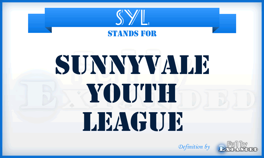 SYL - Sunnyvale Youth League