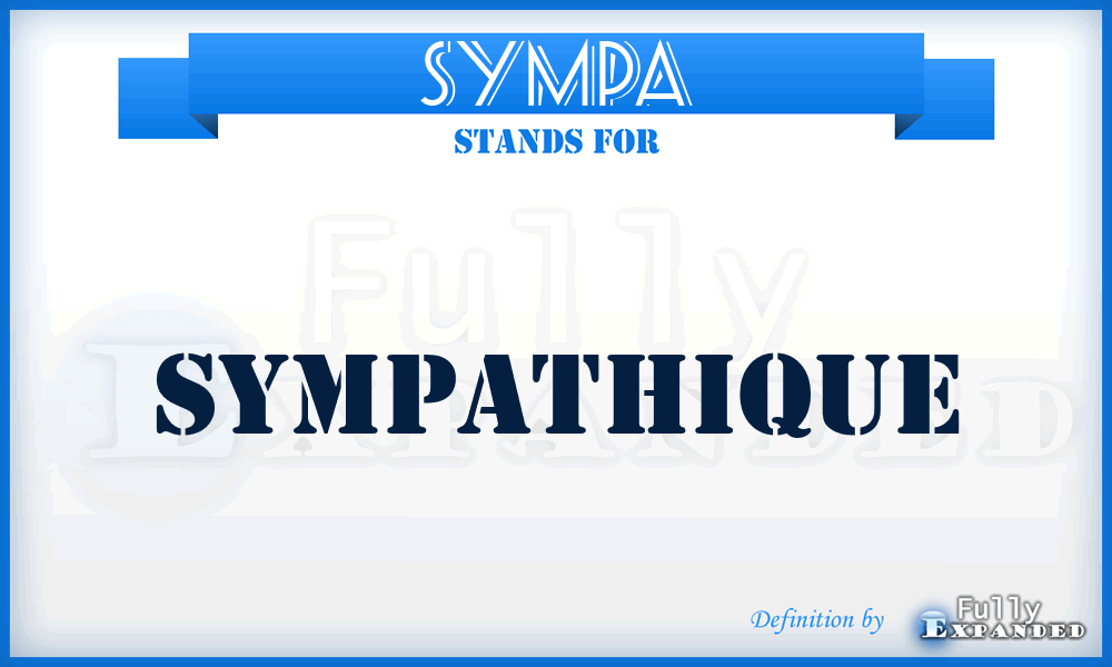 SYMPA - Sympathique