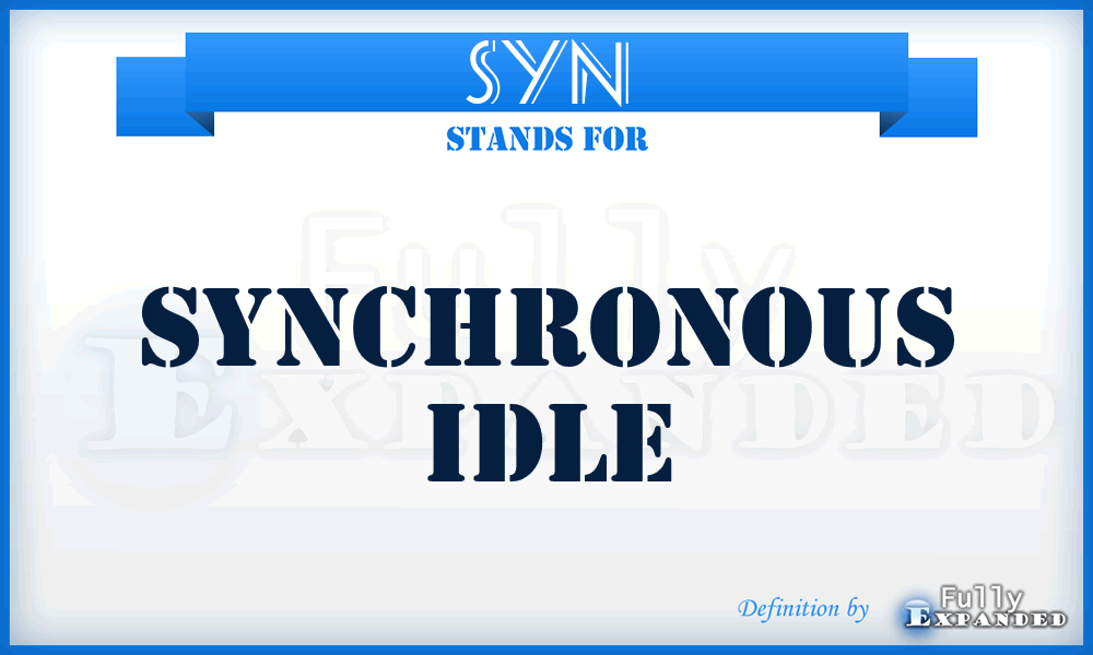 SYN - Synchronous Idle