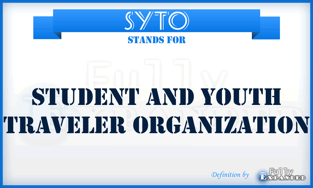 SYTO - Student and Youth Traveler Organization