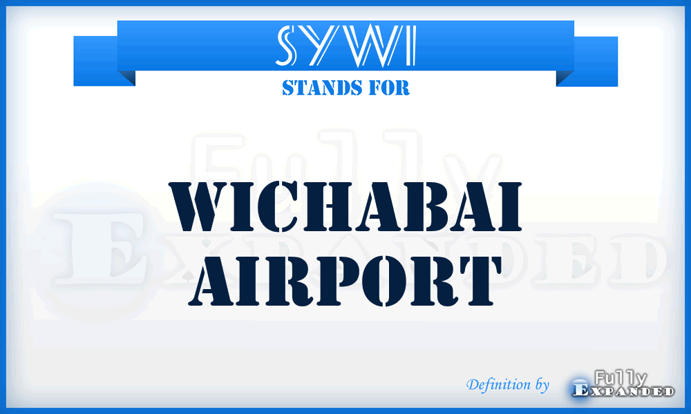 SYWI - Wichabai airport