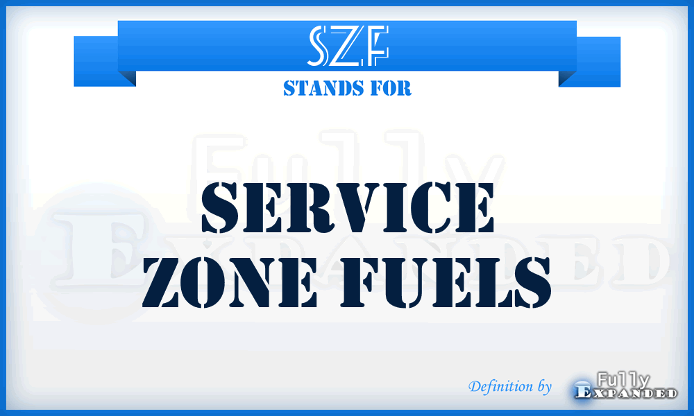 SZF - Service Zone Fuels