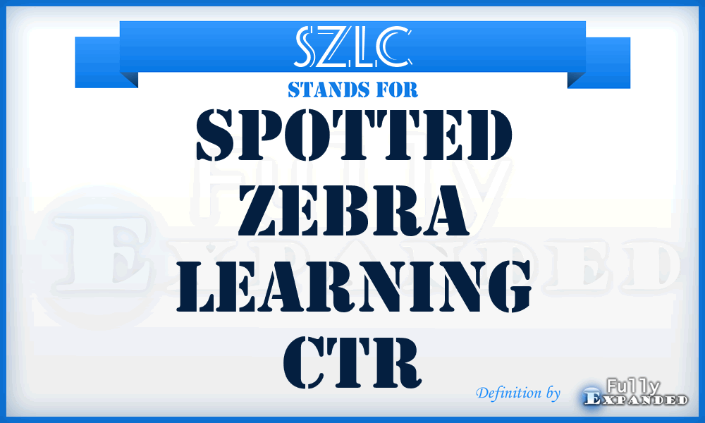 SZLC - Spotted Zebra Learning Ctr