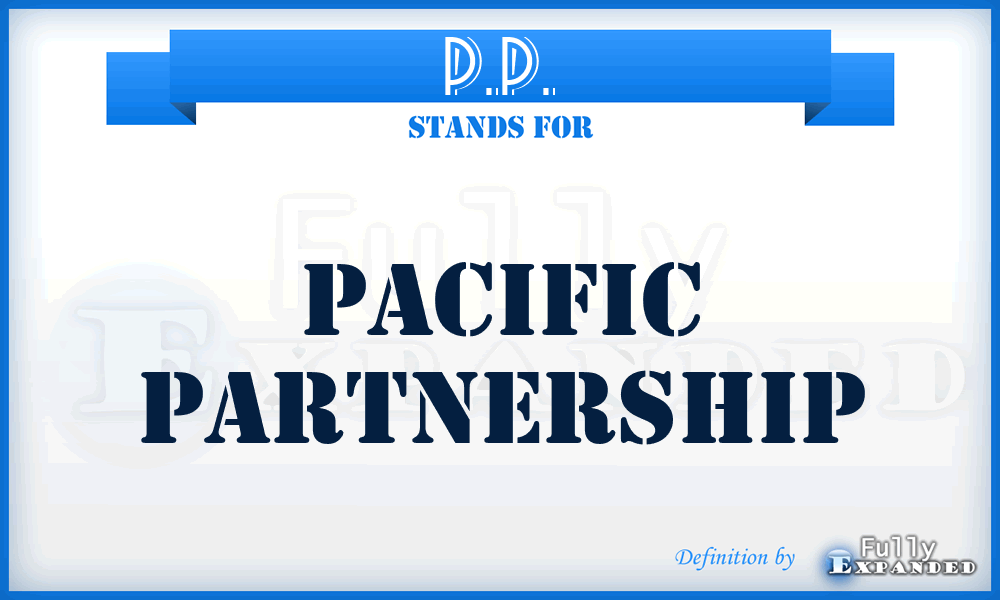 P.P. - Pacific Partnership