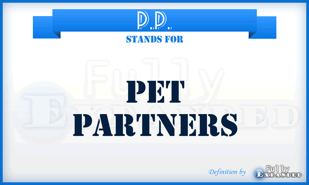 P.P. - Pet Partners