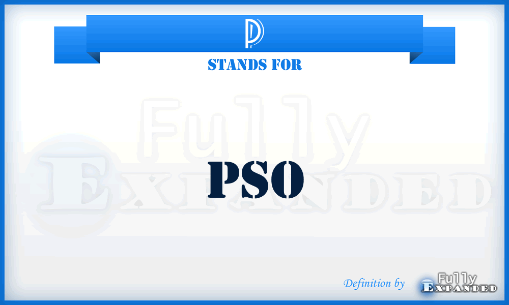 P - Pso