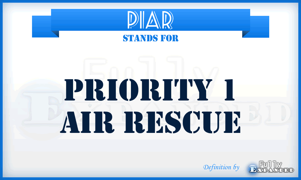 P1AR - Priority 1 Air Rescue