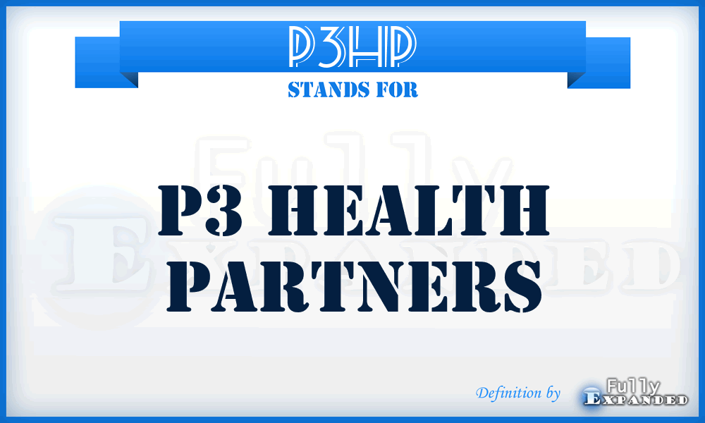P3HP - P3 Health Partners