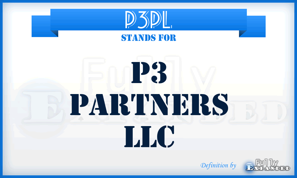 P3PL - P3 Partners LLC