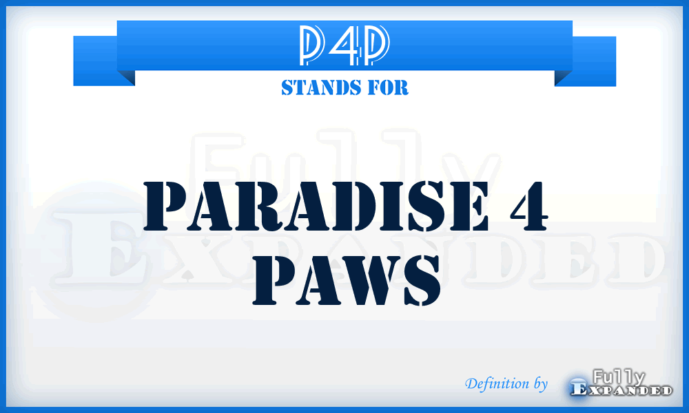 P4P - Paradise 4 Paws