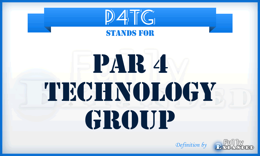 P4TG - Par 4 Technology Group