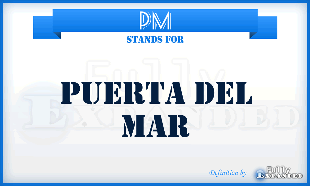 PM - Puerta del Mar