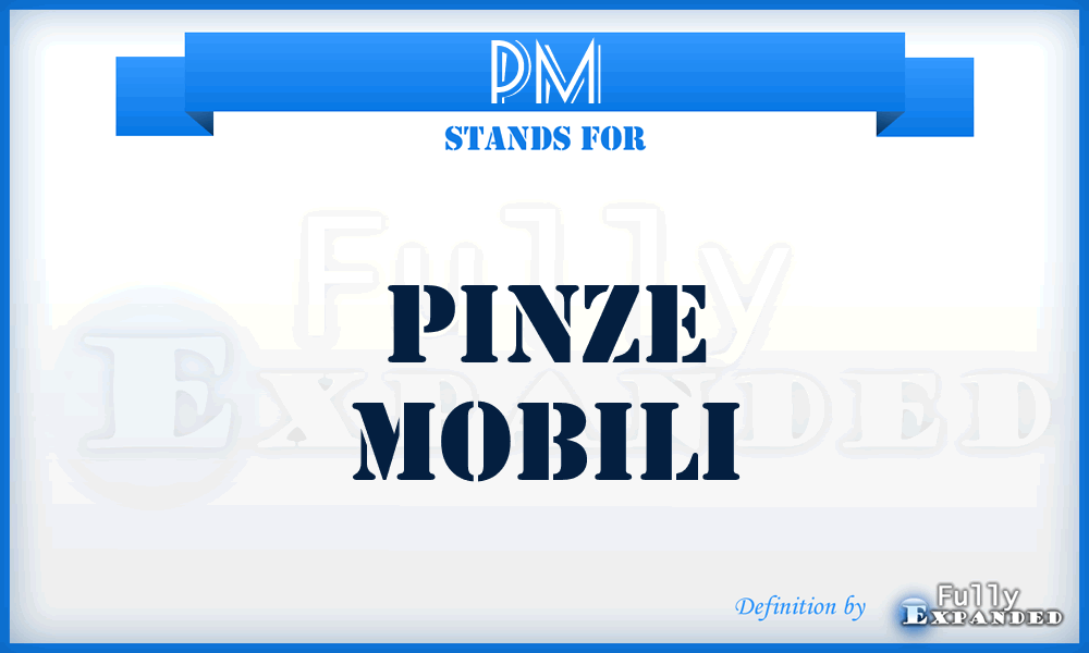PM - Pinze Mobili