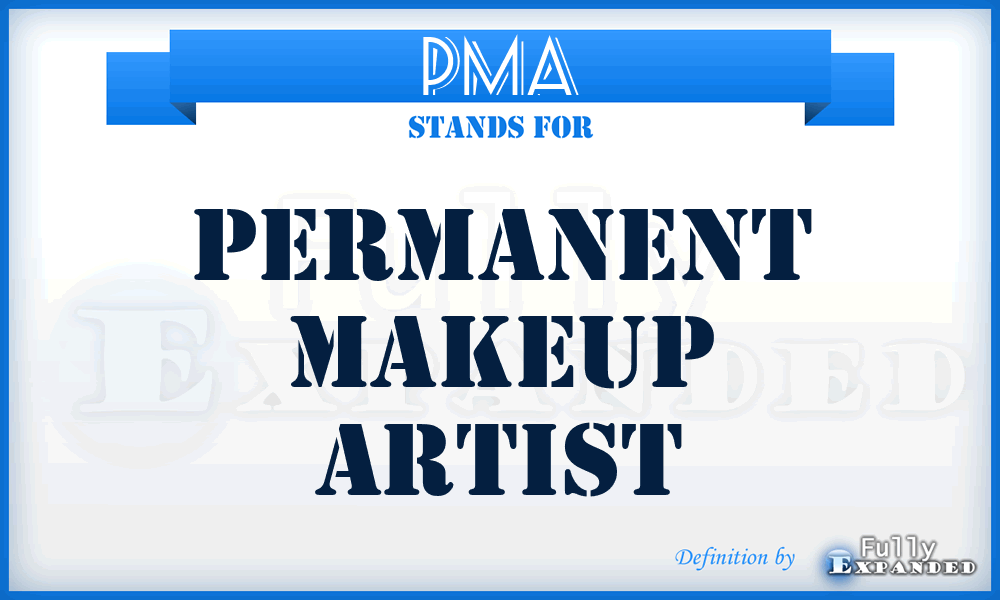 PMA - Permanent Makeup Artist