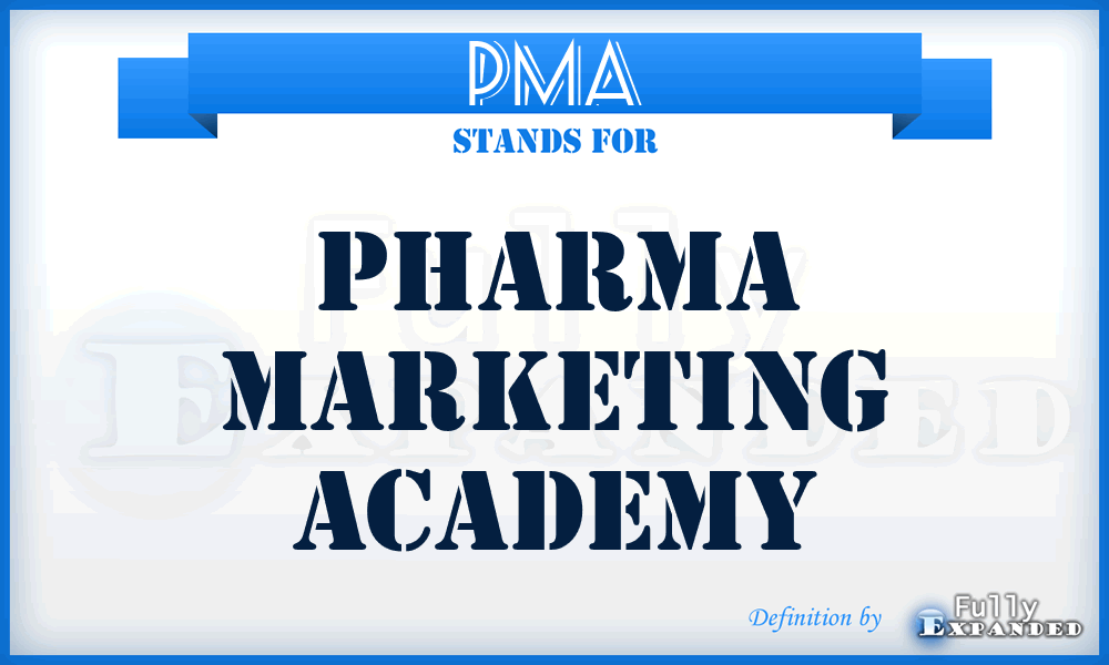 PMA - Pharma Marketing Academy