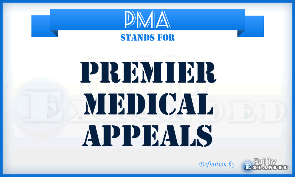 PMA - Premier Medical Appeals