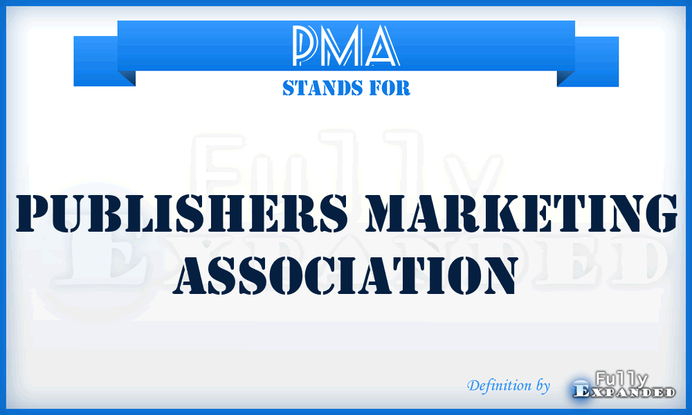 PMA - Publishers Marketing Association