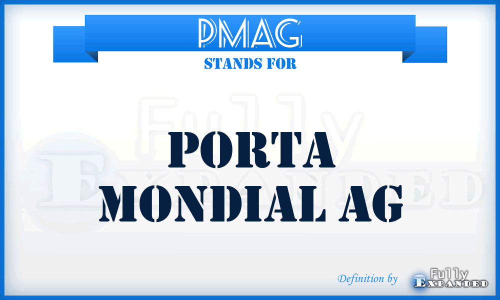 PMAG - Porta Mondial AG
