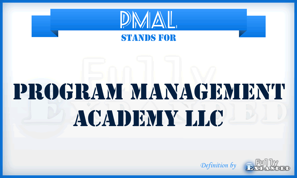 PMAL - Program Management Academy LLC