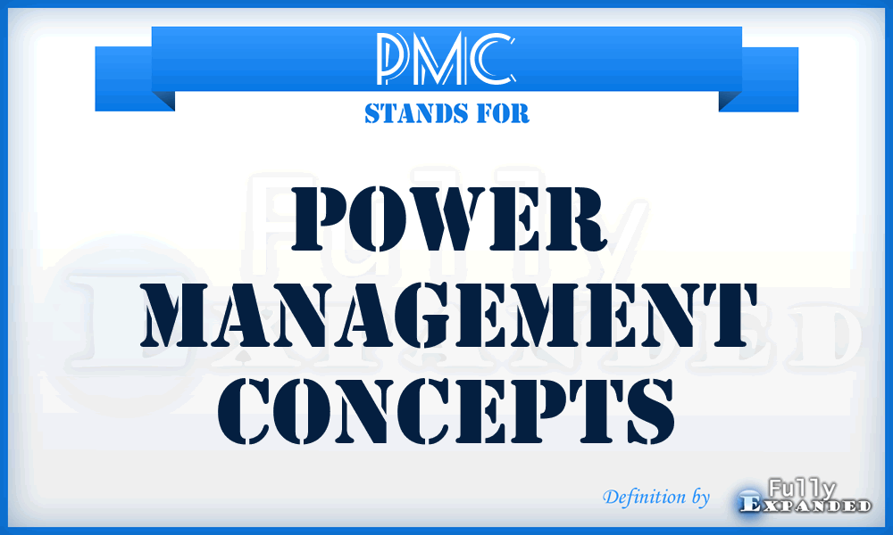 PMC - Power Management Concepts