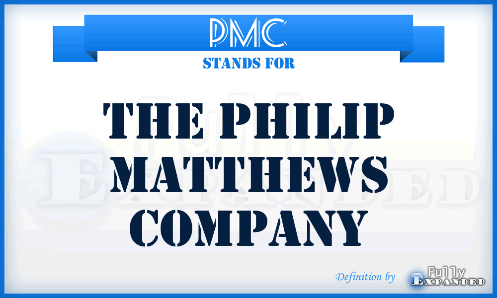 PMC - The Philip Matthews Company