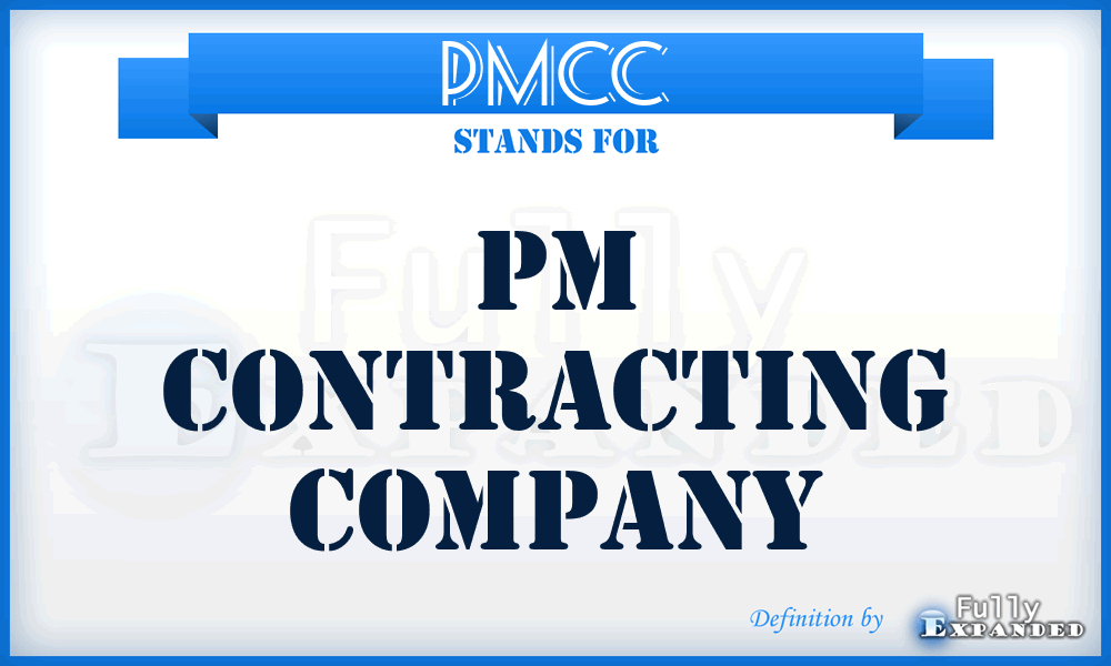 PMCC - PM Contracting Company