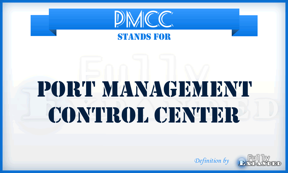 PMCC - port management control center