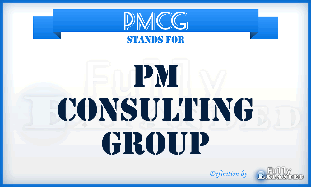 PMCG - PM Consulting Group