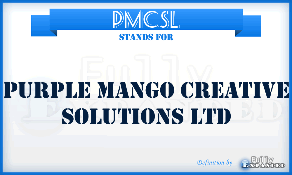 PMCSL - Purple Mango Creative Solutions Ltd