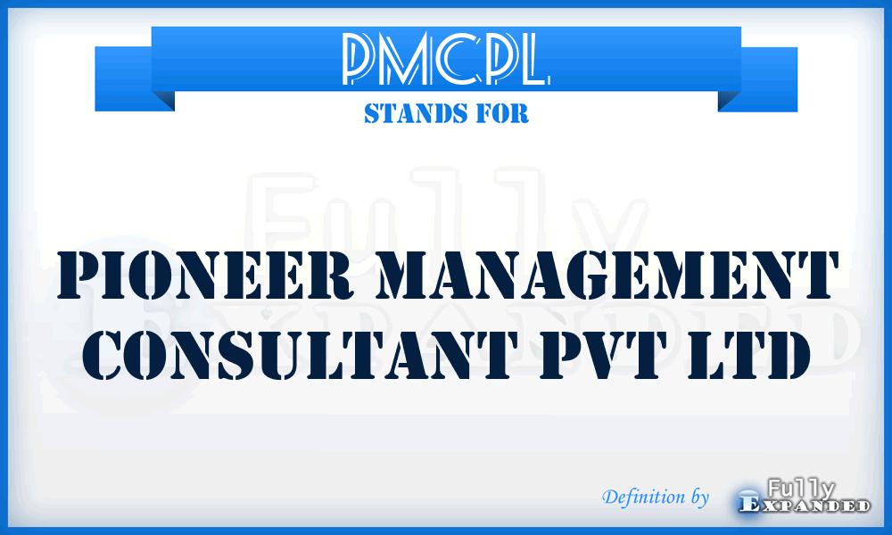 PMCPL - Pioneer Management Consultant Pvt Ltd